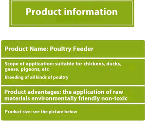 Why the Breeding Supplies Chicken And Duck Feeder is a Must-Have for Every Poultry Owner
