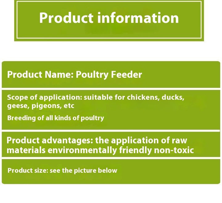 Why the Breeding Supplies Chicken And Duck Feeder is a Must-Have for Every Poultry Owner
