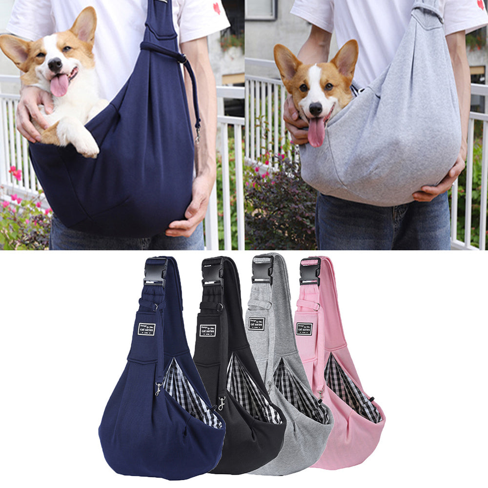 Cotton Pet Carrier Shoulder Tote Travel Sling Bag