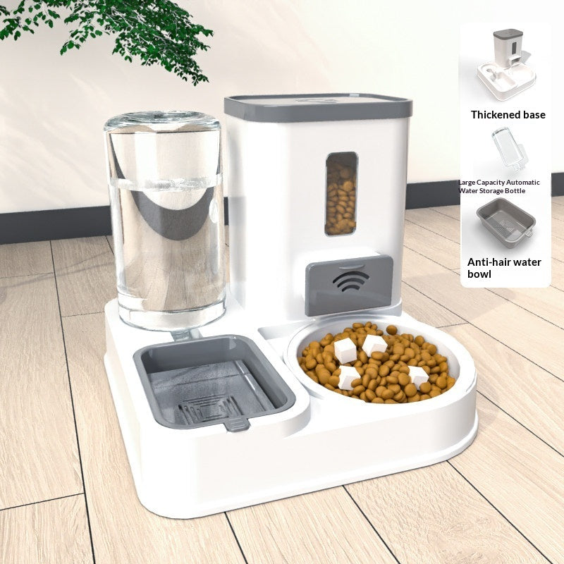 Pet Feeding And Drinking Bowl Station Set