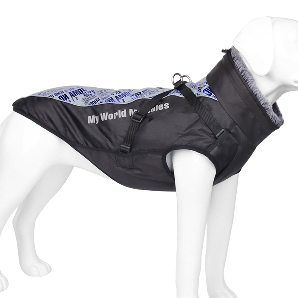 Warm Waterproof Reflective Pet Shell Jacket Outdoor Clothing