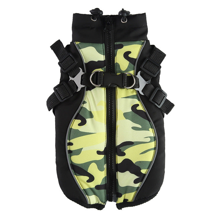 Winter Cotton Padded Pet Coat Warm Clothing