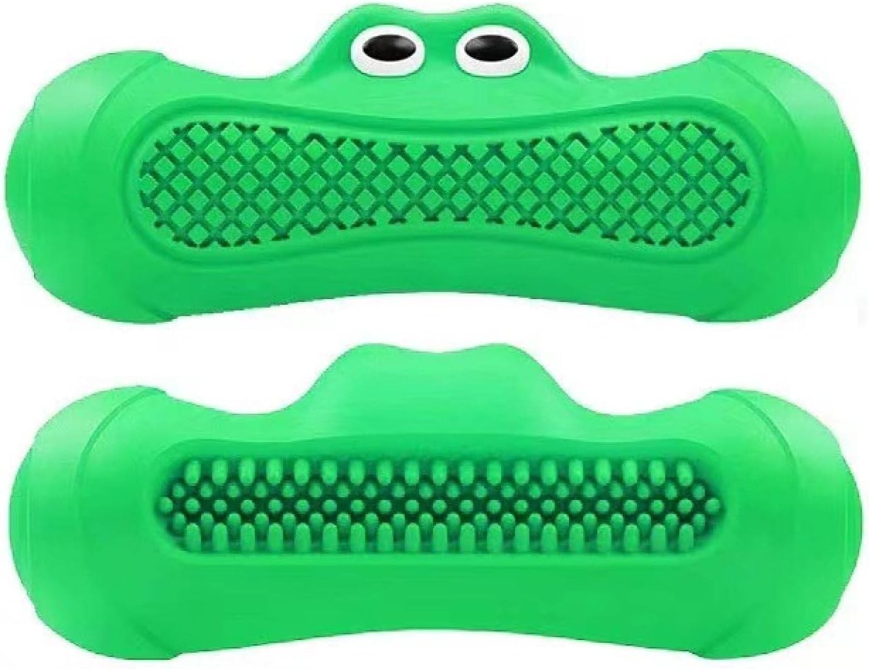 Vocal Rugby Pet Toy Natural Rubber Teething Chew Toy