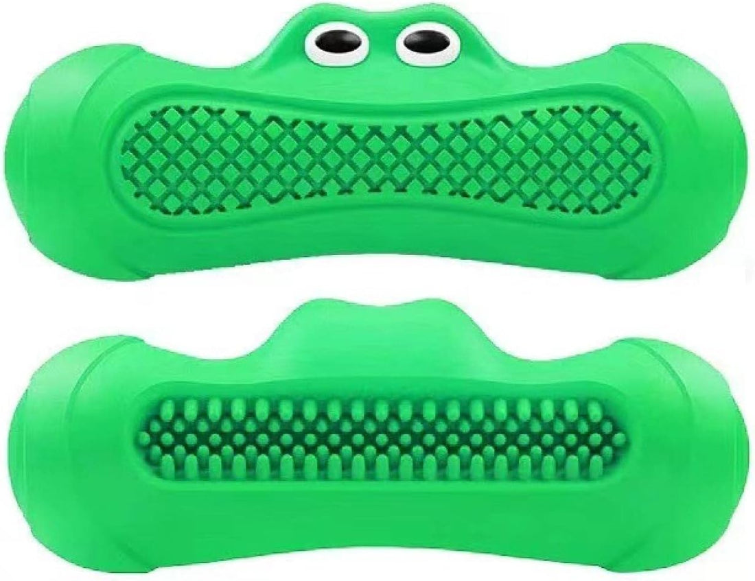 Vocal Rugby Pet Toy Natural Rubber Teething Chew Toy