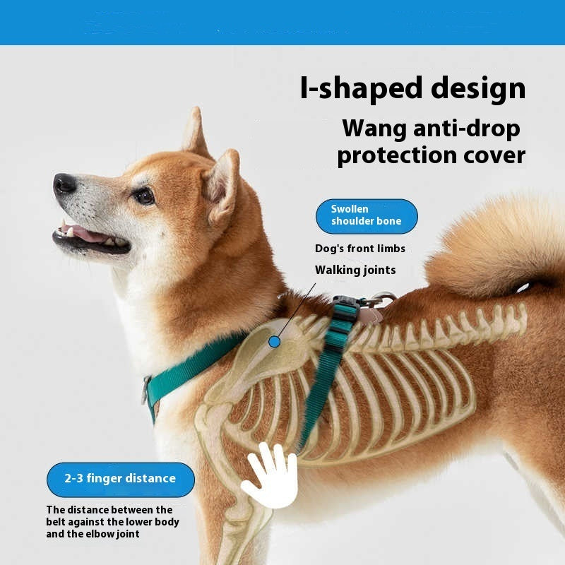 Multifunctional Pet Rope Leash Chest Strap Control Set