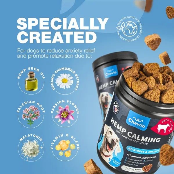 Hemp Calming Chews For Stress Relief