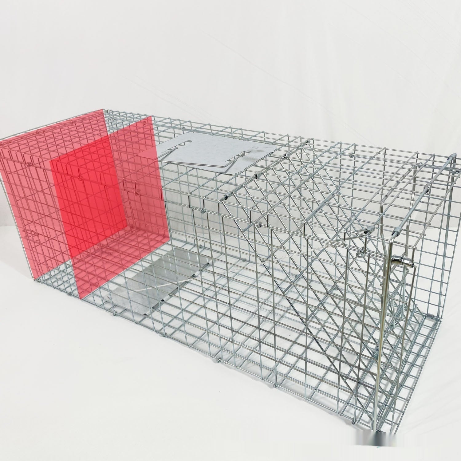 Foldable Automatic Pedal Cat Trap Cage