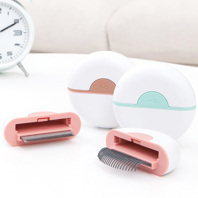 Pet Grooming Comb Steel Deshedding Brush Hair Removal Tool