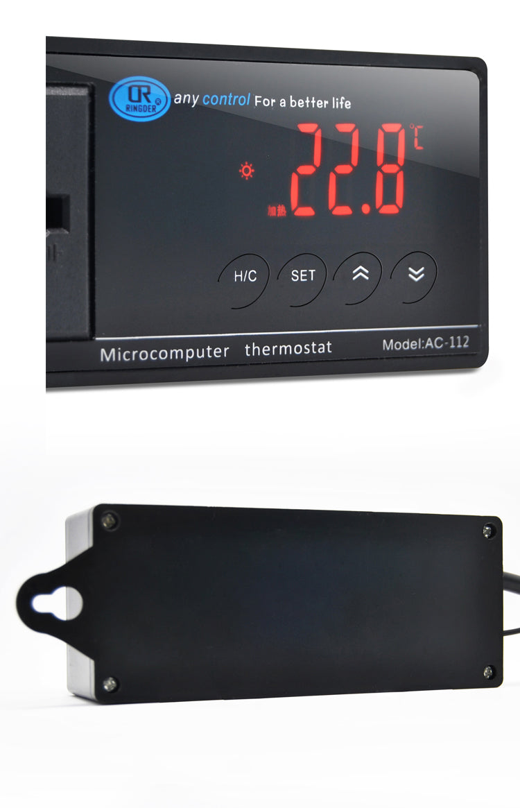 Digital Display Aquarium Thermometer Thermostat Probe