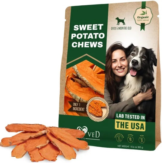 Sweet Potato Chips Treats For Dogs 10.6 Oz