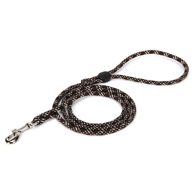 Colorful Adjustable Sliding Pet Leash Durable Walking Rope