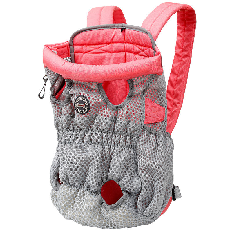 Breathable Mesh Pet Carrier Backpack Outdoor Travel Shoulder Bag