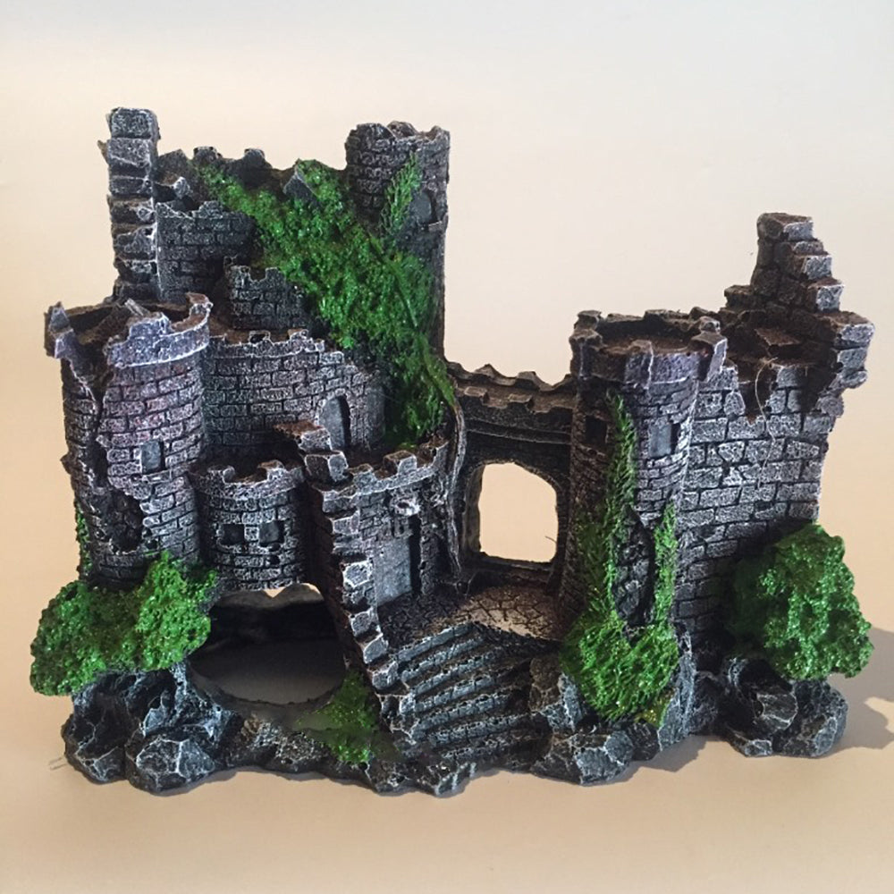 Resin Fish Tank Castle Decoration