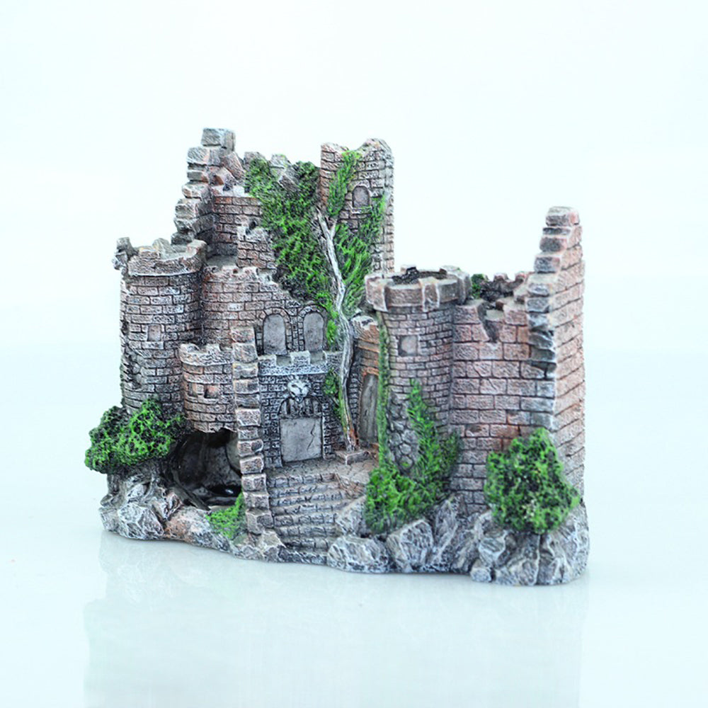 Resin Fish Tank Castle Decoration