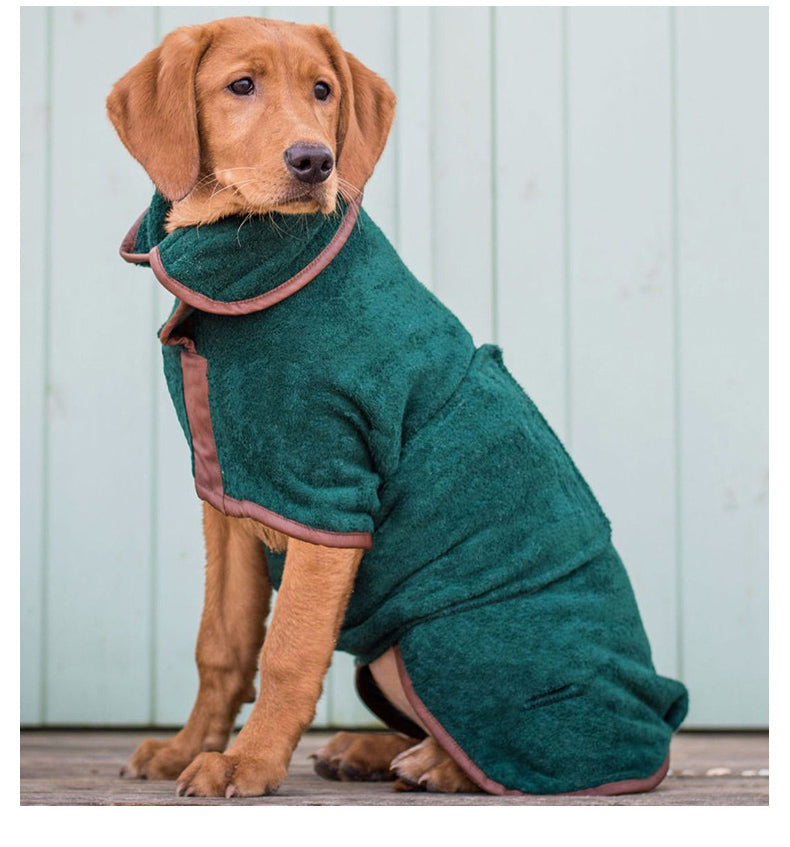 Quick Dry Absorbent Pet Bath Towel Grooming Cloth