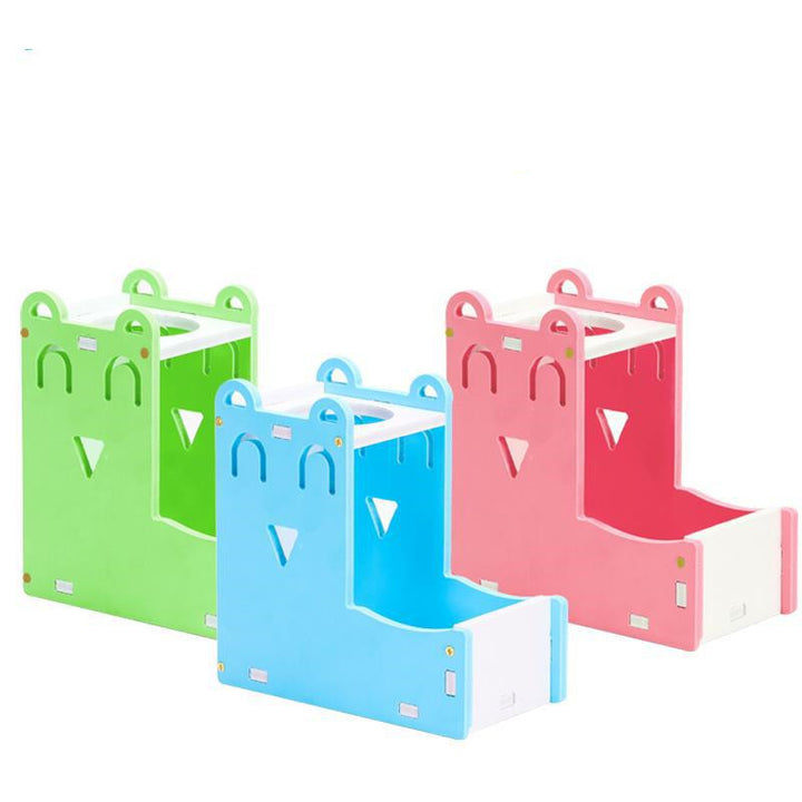 Automatic Hamster Water Bottle Feeder Nest Bowl Set