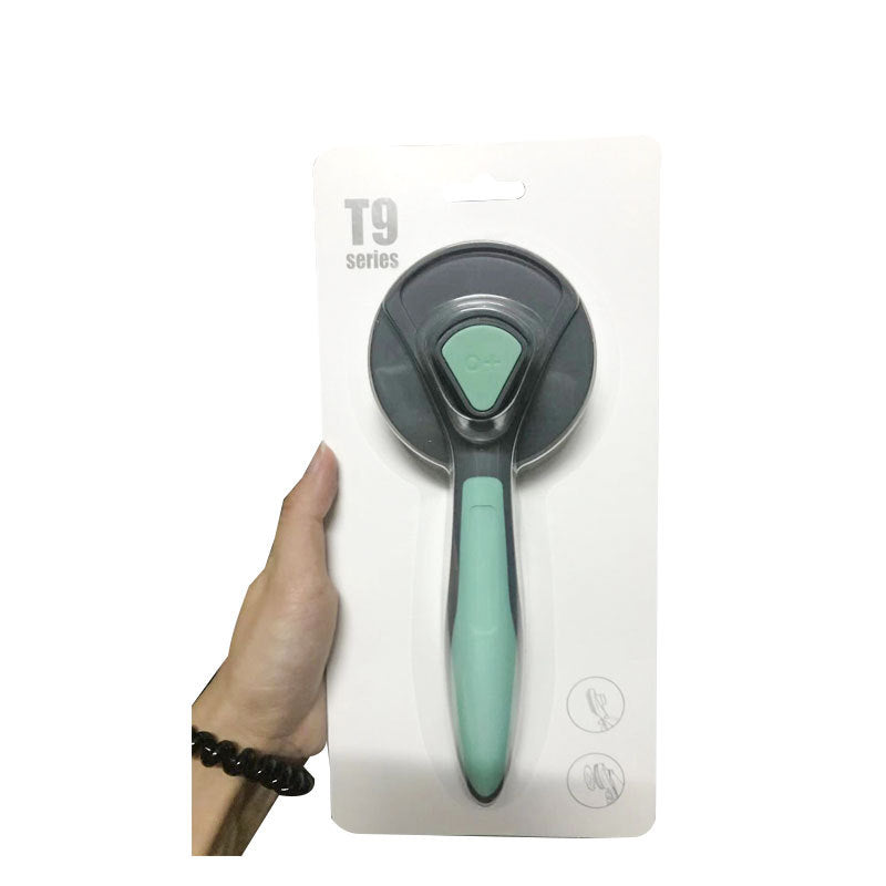Pet Slicker Grooming Shedding Brush Easy Clean Tool
