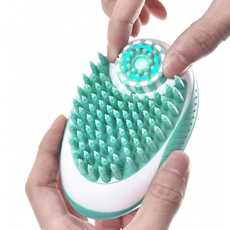 Pet Bath Massage Brush Hair Removal Cleaning Tool