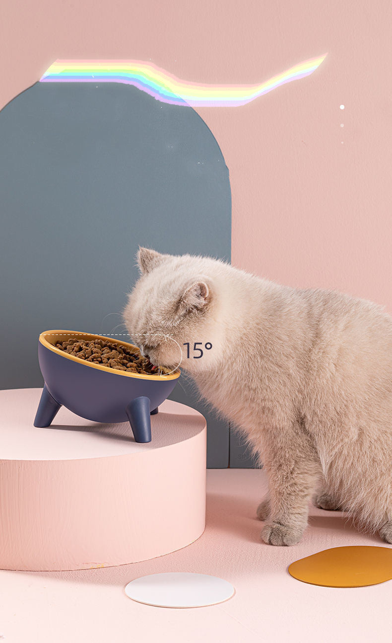 Pet Stand Feeding Bowl Nordic Style Food Dish Accessories