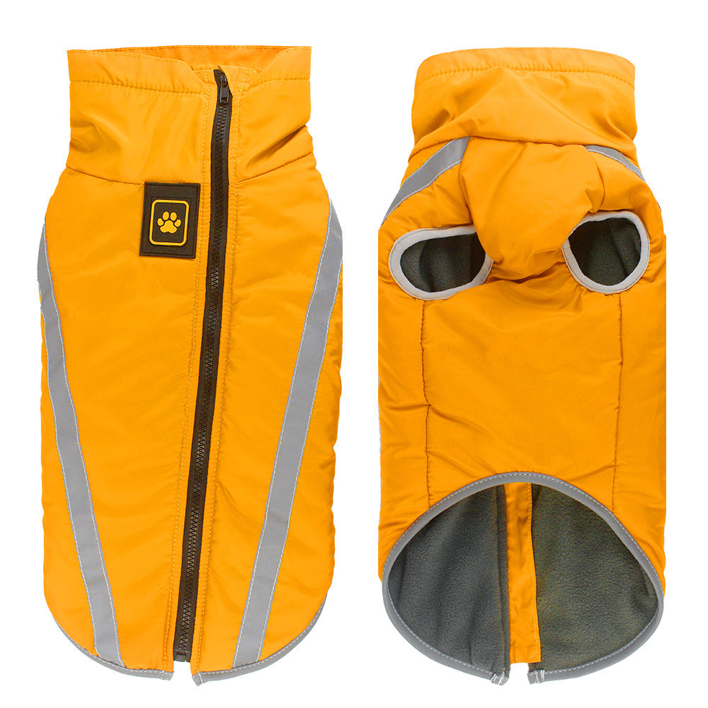 Winter Reflective Warm Padded Pet Jacket Outdoor Clothing