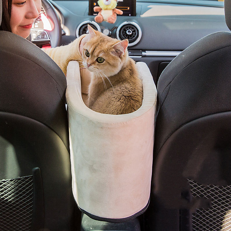 Car Safety Pet Travel Seat Carrier Central Control Bed