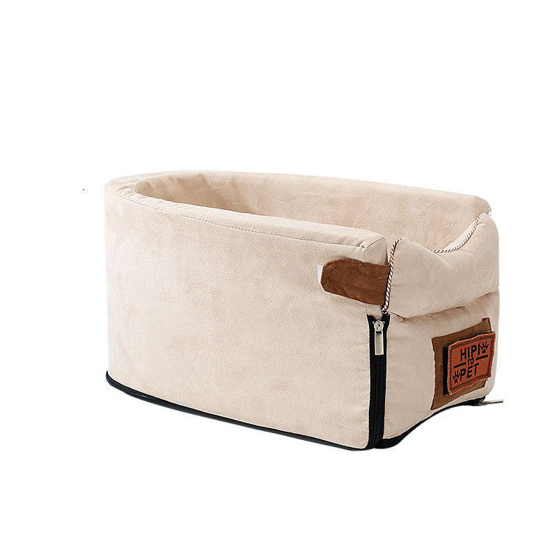 Car Safety Pet Travel Seat Carrier Central Control Bed