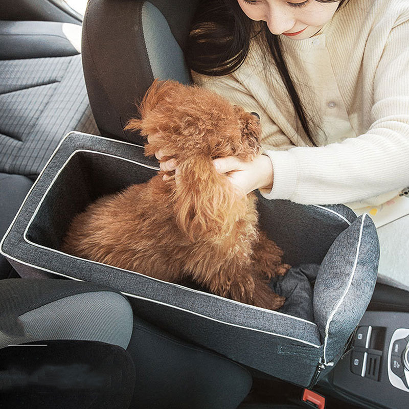 Car Safety Pet Travel Seat Carrier Central Control Bed