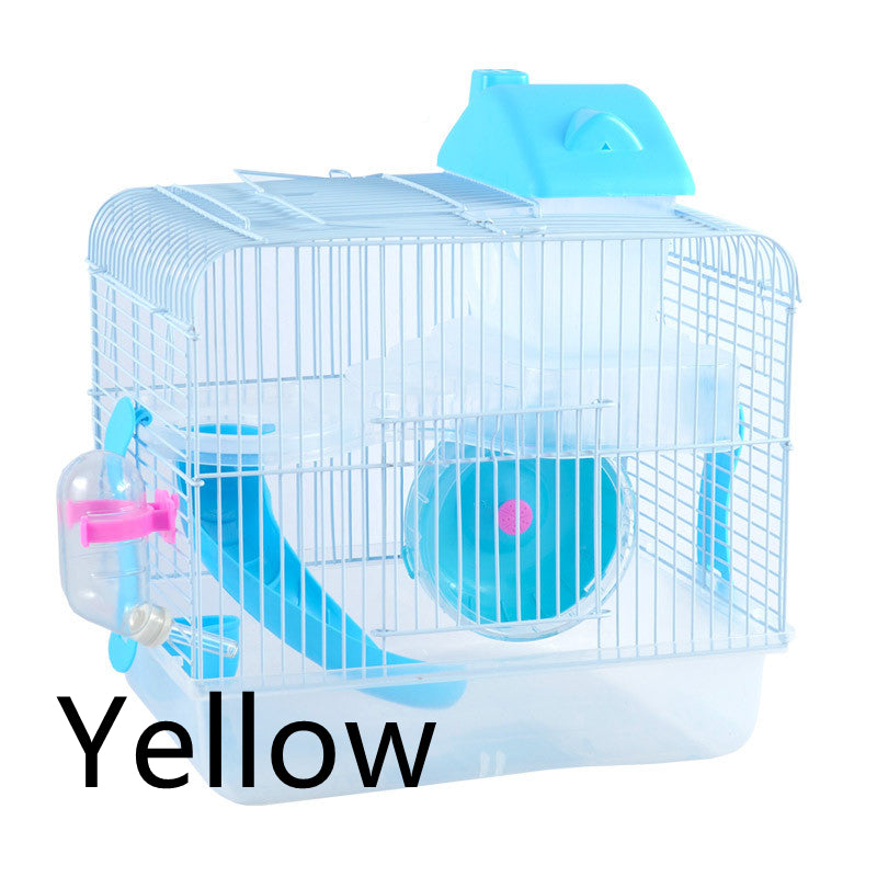 Hamster Crystal Castle Double Layer Cage Toy Villa