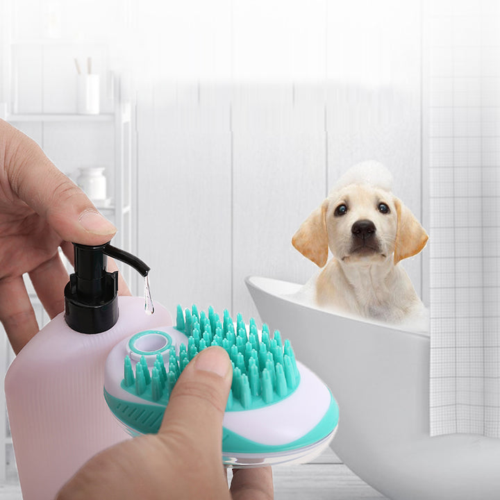 Pet Bath Massage Brush Hair Removal Cleaning Tool