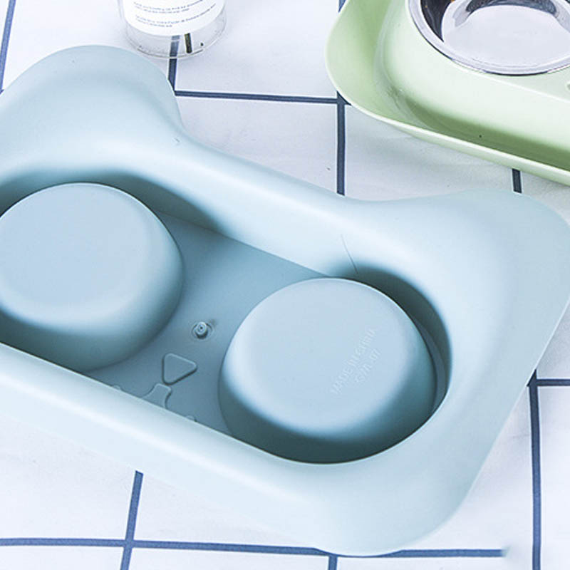 Stainless Steel Pet Feeding And Drinking Bowl Set