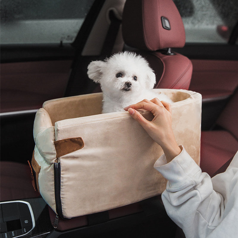 Car Safety Pet Travel Seat Carrier Central Control Bed