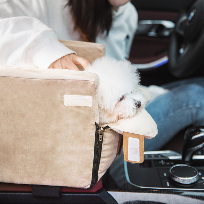 Car Safety Pet Travel Seat Carrier Central Control Bed