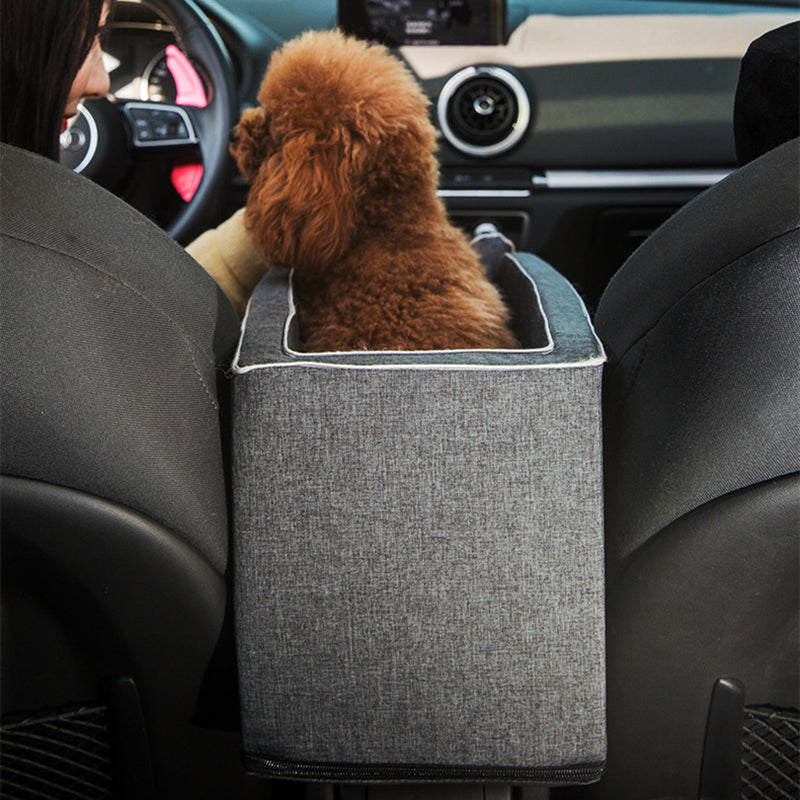 Car Safety Pet Travel Seat Carrier Central Control Bed