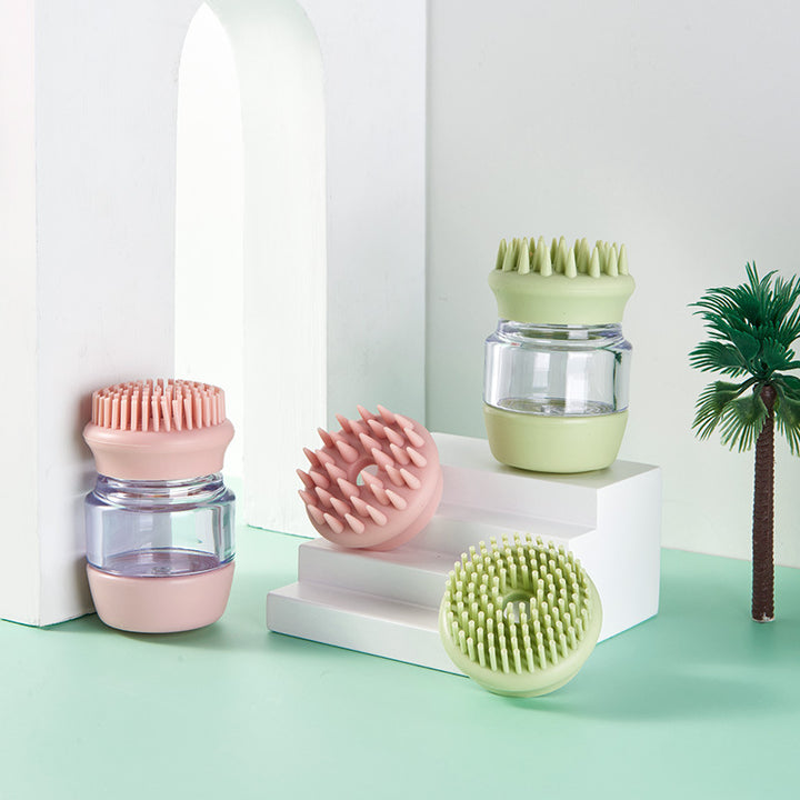 Multifunctional Pet Bath Massage Comb Cleaning Brush