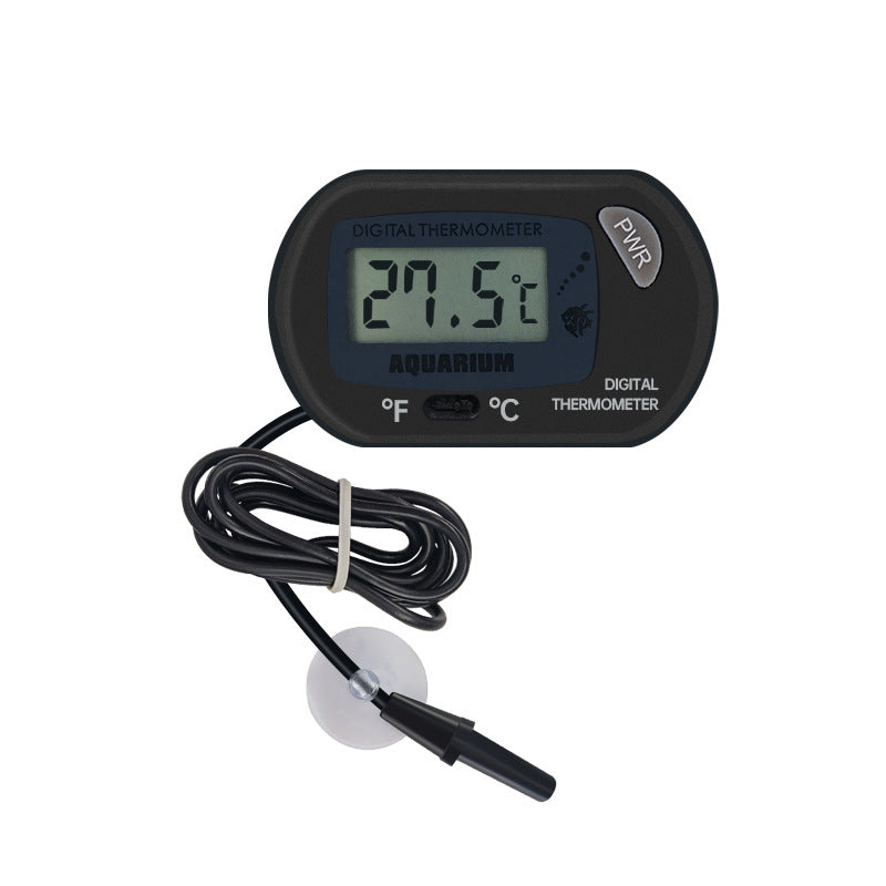 Suction Type Aquarium Reptile Tank Thermometer Pet Box