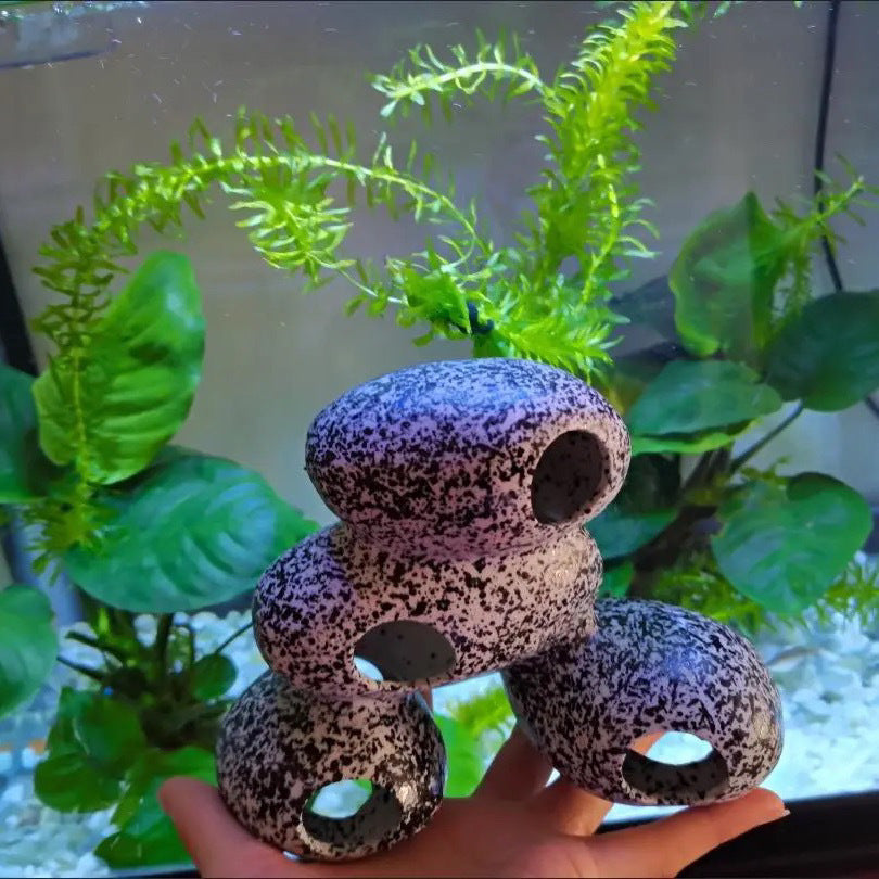 Aquarium Stone Landscape Fish Shrimp Breeding Decoration
