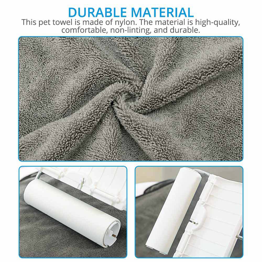 Super Absorbent Pet Bathrobe Large Bath Towel Wrap