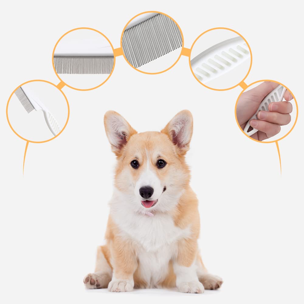 Pet Multifunction Tear Stain Removal Grooming Comb Kit