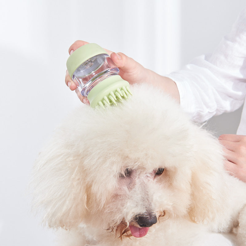 Multifunctional Pet Bath Massage Comb Cleaning Brush