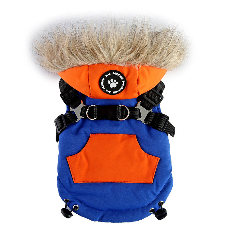 Winter Cotton Padded Pet Coat Warm Clothing