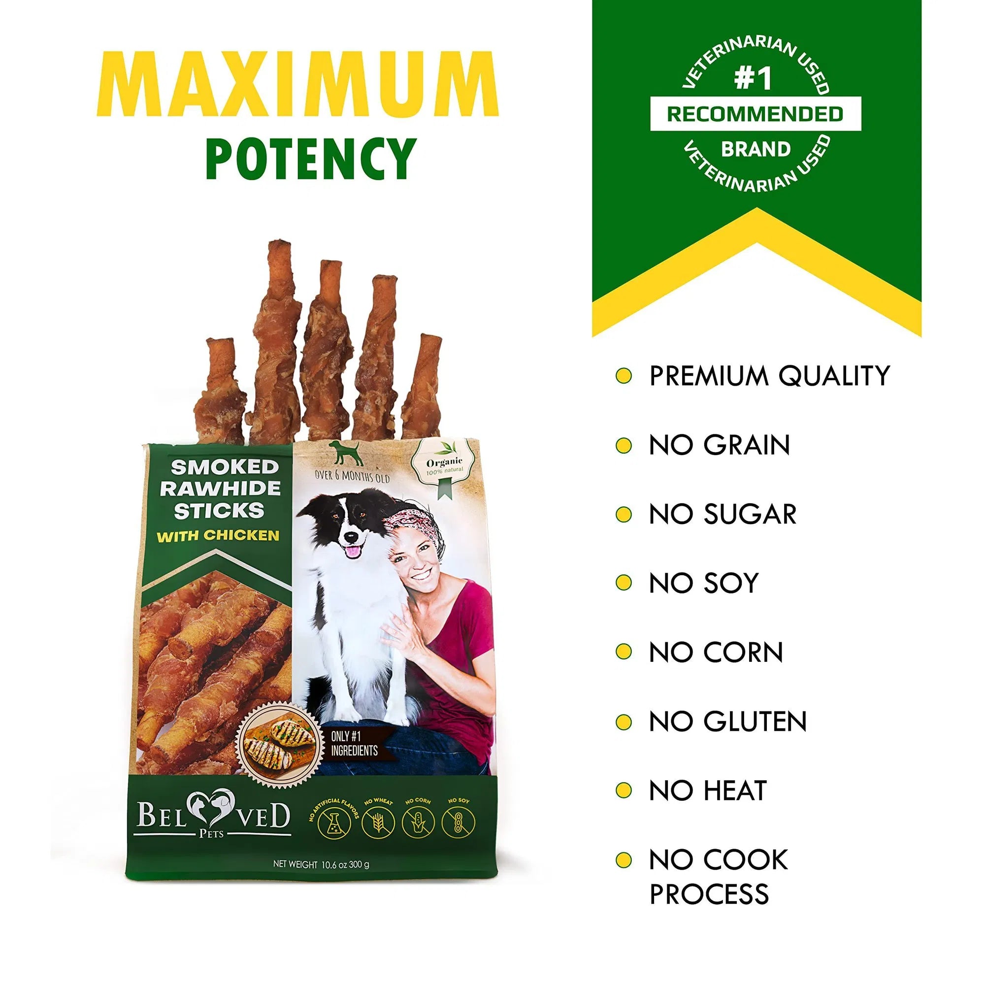 Chicken Wrapped Rawhide Chew Treats Bulk Pack