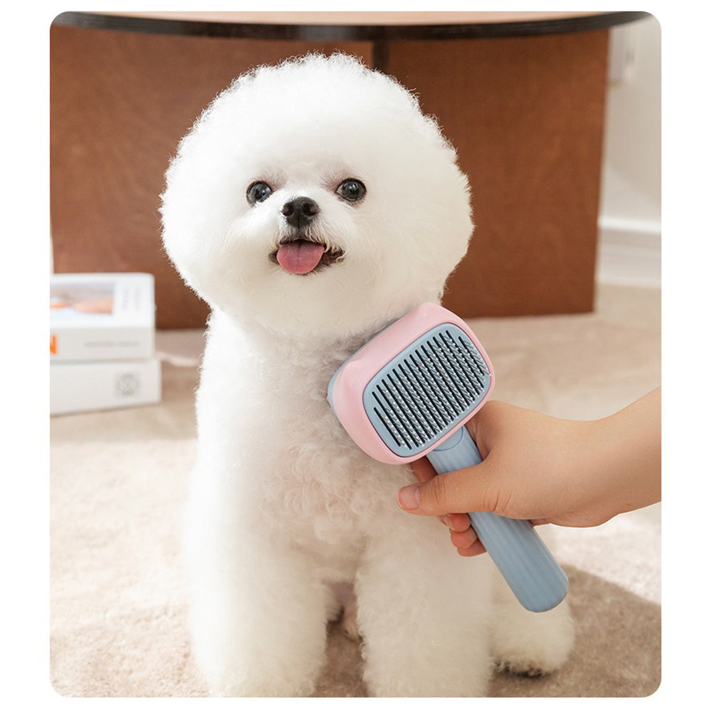 Pet Deshedding Dematting Grooming Brush Hair Removal Tool