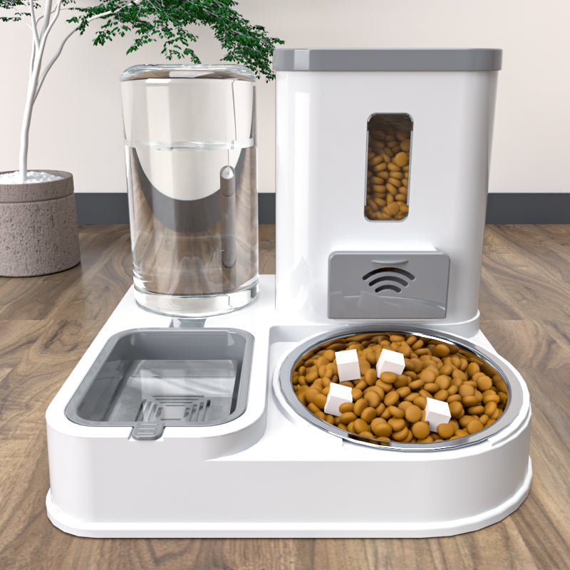 Pet Feeding And Drinking Bowl Station Set