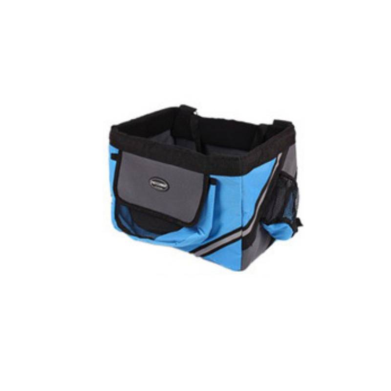 Pet Bicycle Carrier Removable Handlebar Front Basket Travel Bag