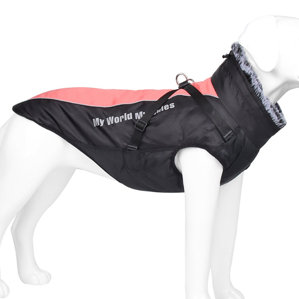 Warm Waterproof Reflective Pet Shell Jacket Outdoor Clothing
