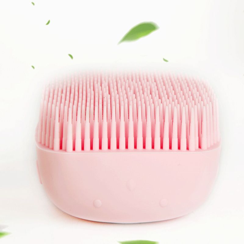Soft Silicone Pet Bath Brush Shampoo Dispenser Grooming Tool