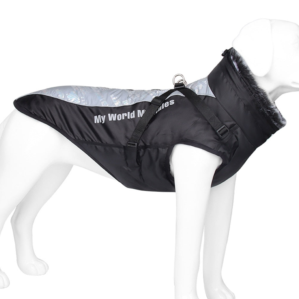 Warm Waterproof Reflective Pet Shell Jacket Outdoor Clothing