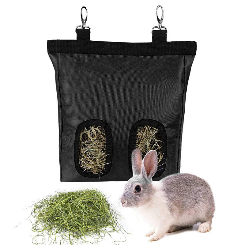 Hanging Rabbit Guinea Pig Hay Feeder Bag