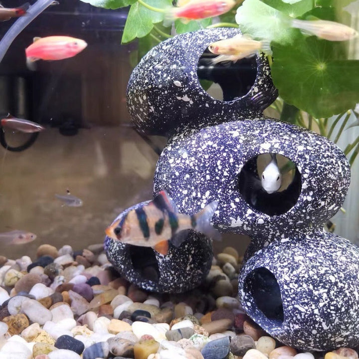 Aquarium Stone Landscape Fish Shrimp Breeding Decoration