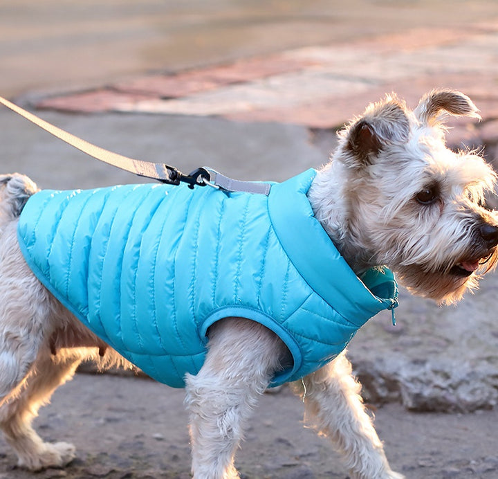 Pet Nylon Zipper Autumn Winter Jacket Clothing